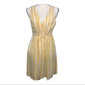 Forever 21 Sunny Striped Midi Dress